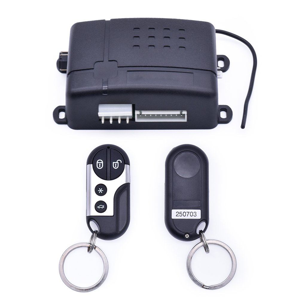 Universal Keyless Entry Wireless Relay Car Alarm System One Way Auto Guard with Shock Sensor Anti-Theft Safety Guard