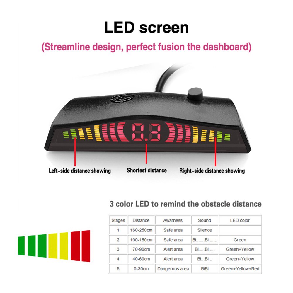Hot Sale Auto Electronics Car Alarm Parking Sensor Cheap Price Car radar Sensor Car Reversing radar