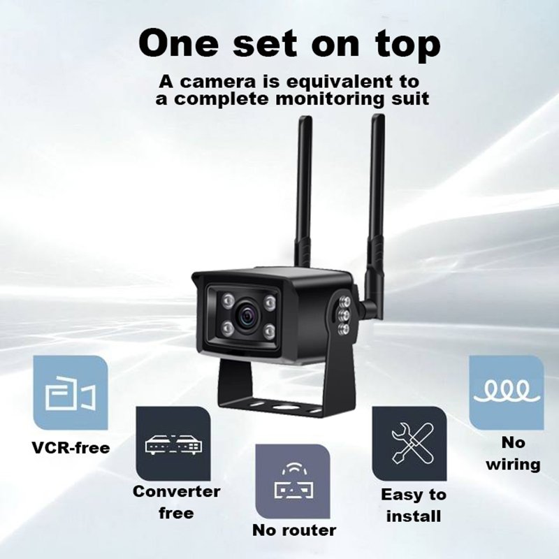 Rscamtom 5MP 4G Sim Card Aluminum Alloy Car Camera IP66 Outdoor Waterproof Human Detection Alarm 4G Dash Camera