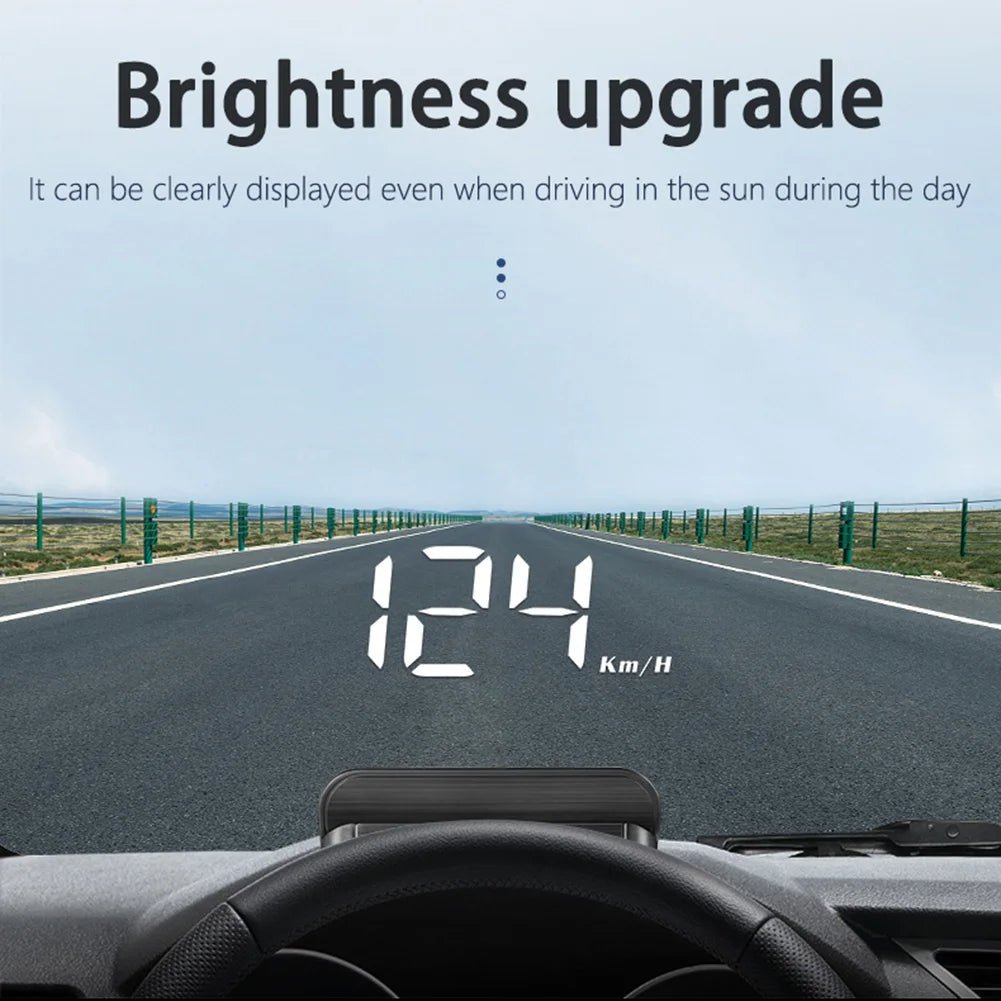GPS Projector Touch Screen Car Hud OBD Head up Display Vehicle Speed Time Compass Level On-Board Display Car Alarm