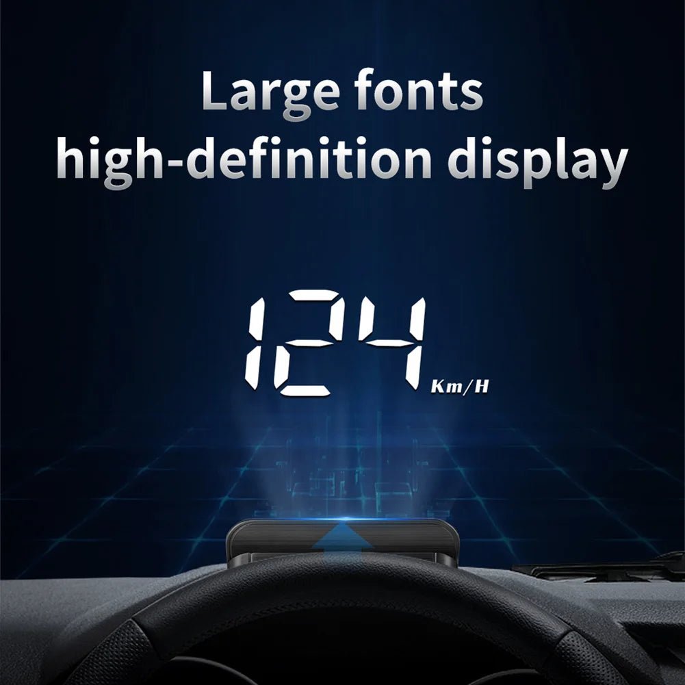 GPS Projector Touch Screen Car Hud OBD Head up Display Vehicle Speed Time Compass Level On-Board Display Car Alarm