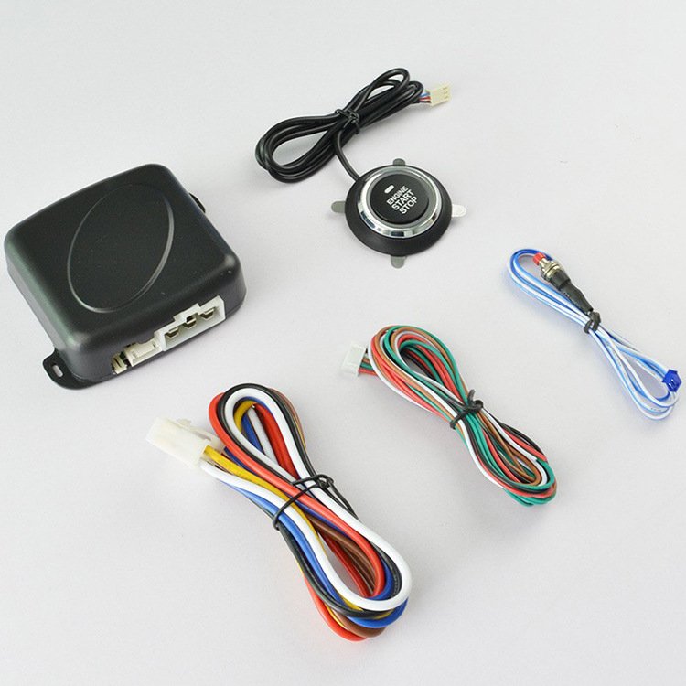 Universal Car Alarm Engine Start Stop System Keyless Entry Push Button Start