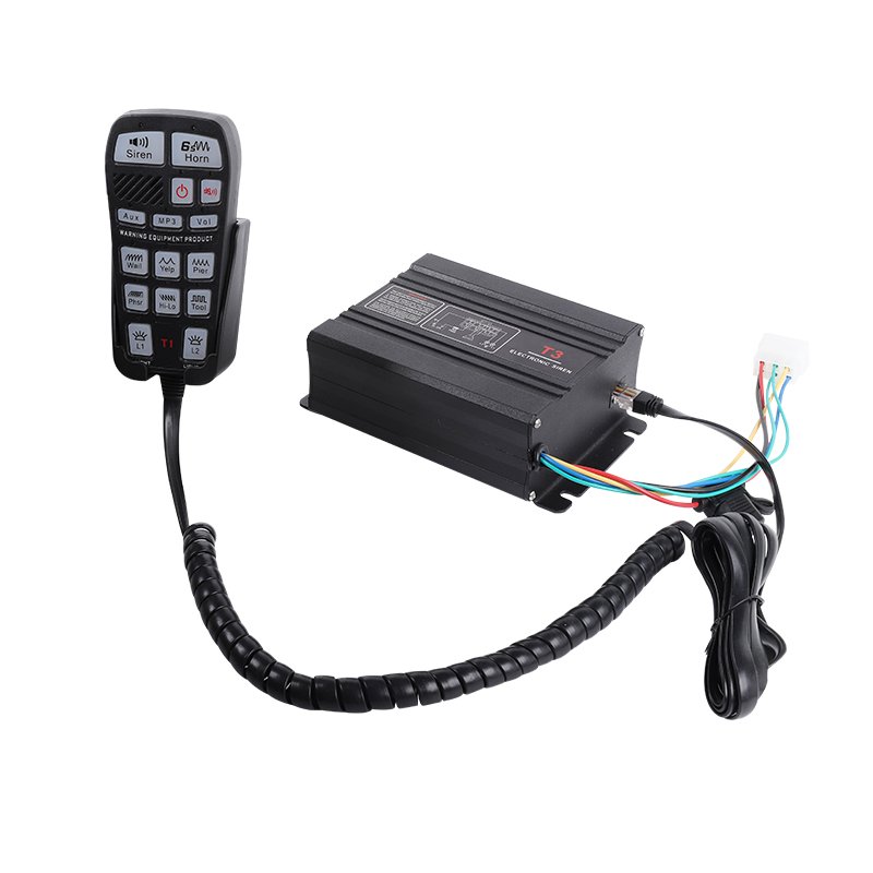 12V Car Alarm 3 Tone Sound T1 Siren Amplifier Siren Horn Motor Siren Waterproof Security Alarm Sensor
