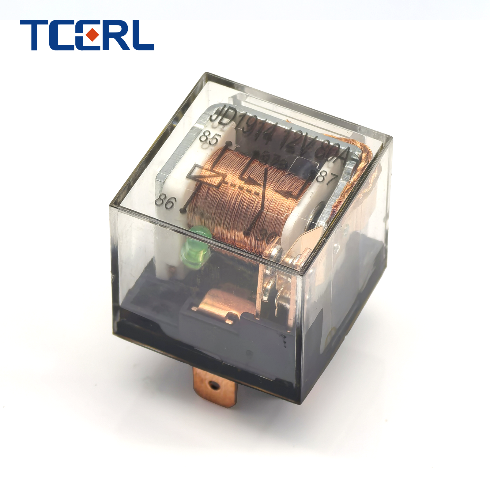 5-Pin AUTO 80A TCV4-1C-12D Automotive Relay Factory Direct Protective and General Purpose Use for Relay Socket