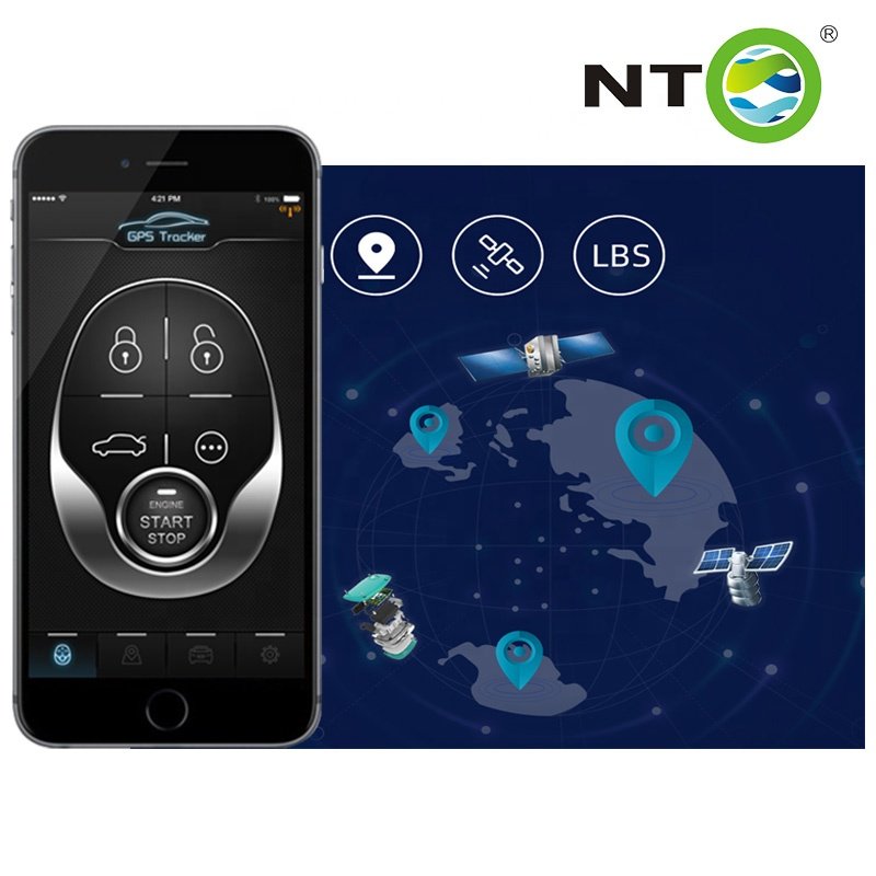 NTO 2G/4G Two Way Car Alarm System Remote Controls Engine Push Start Stop Button Pke Keyless Entry System Car Alarm