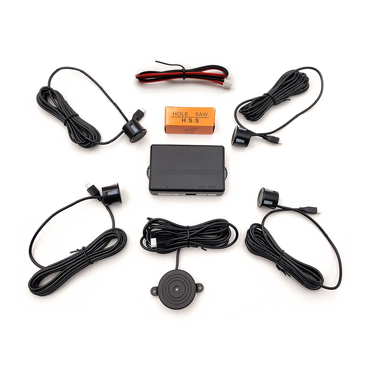 Car Reverse Rear View Backup Parking Sensor with Buzzer Radar Alarm Sensor Kit