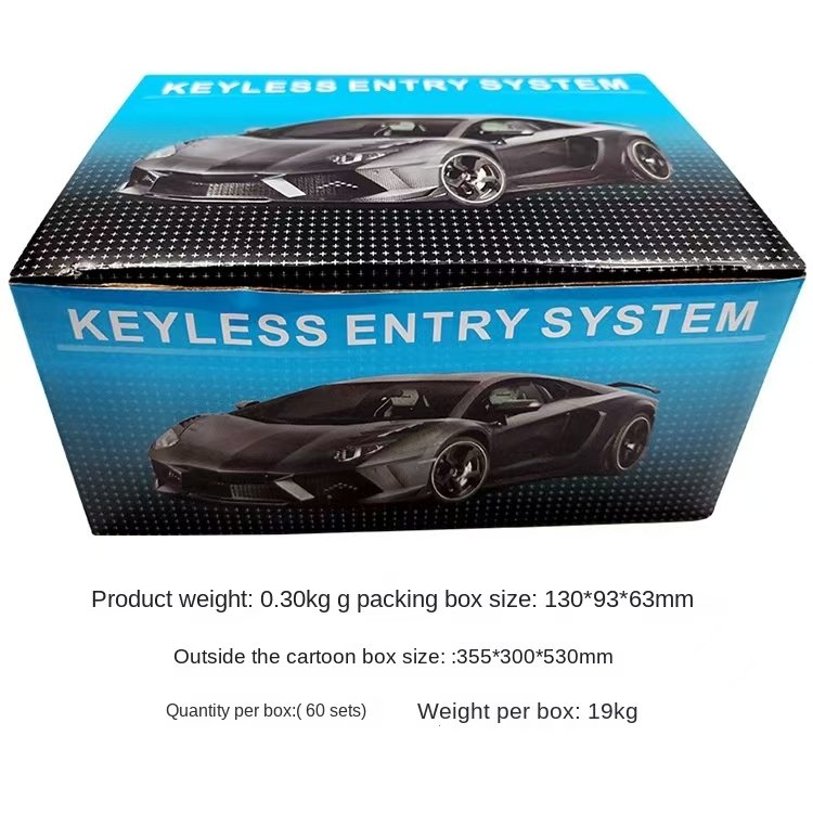 Central Locking Remote Control Keychain for Car Alarm Auto Lock Door Smart Universal Centralized Unit Power Window Trunk Release