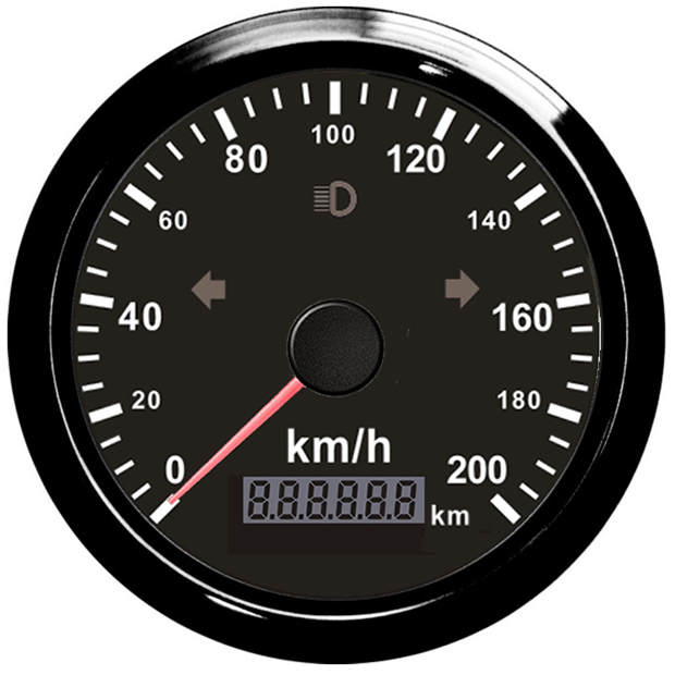 Universal Digital Speedometer for Car , Total Mileage Programmable