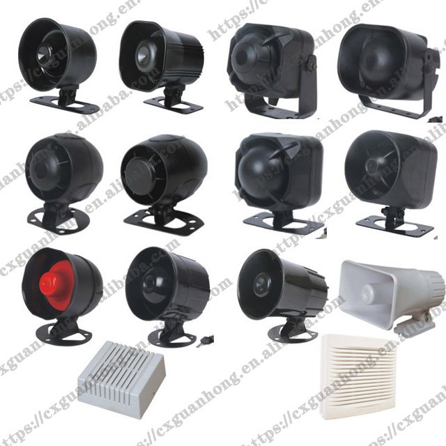 6 Tone Battery Backup Alarm with Key Car Reversing Alarm