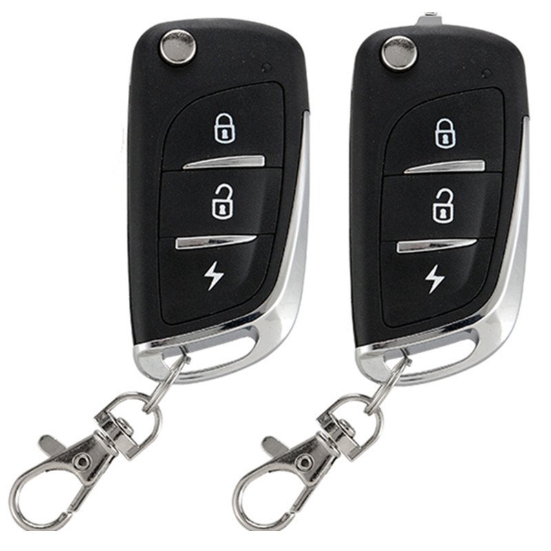 Car PKE Keyless Entry One-button Start Modification System Remote Control Remote 12V Anti-theft Alarm Central Locking