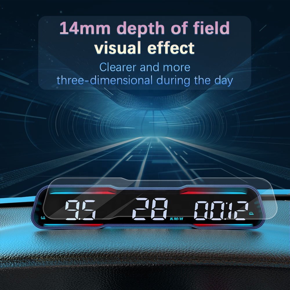 2024 Newest G19 GPS HUD Head up Gauge USB Universal Multi-function Car Accessories Speed Hud Display