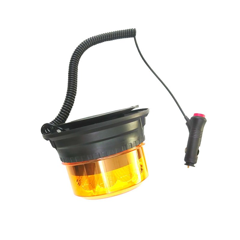 LED Traffic Warning Light 12V Car Alarm & Signal Magnetic Roof Burst Flashing Light Check for Forklift