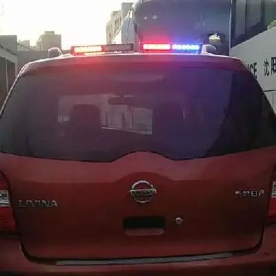 12 LED Dash / Screen Mount Lightbar Led Vehicle Car Dash Strobe Deck Warning Emergency Flash Lights Red & Blue 12V