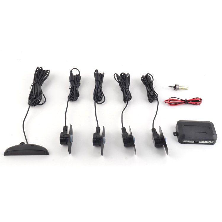 Car Reverse Backup Radar Parking Sensor 4 Buzzer Radar Alarm Park Sensor Kit Front and Rear