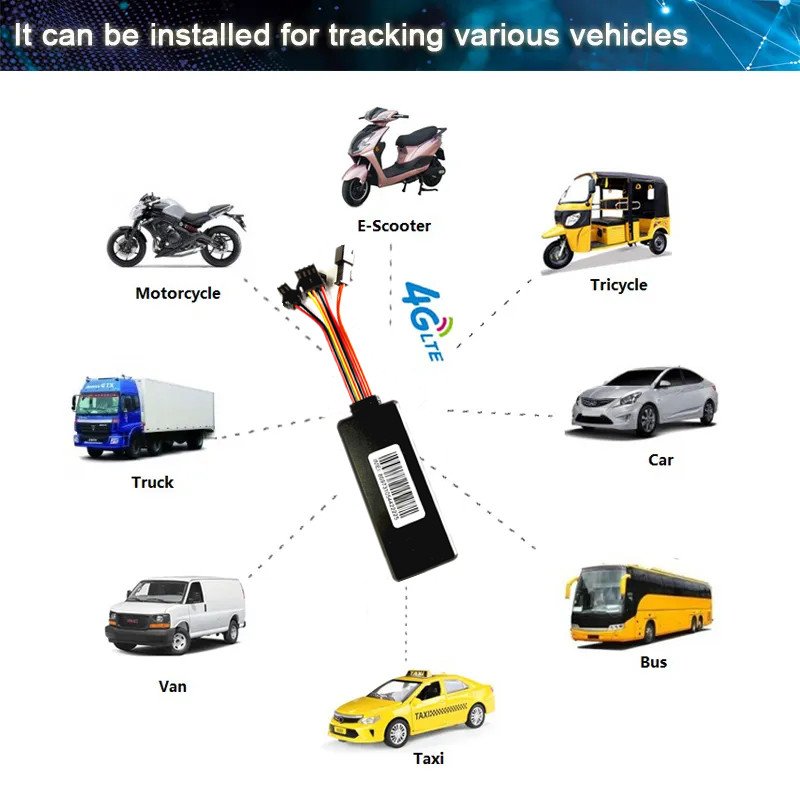4G GPS Tracking Device Alarm Voice Listening Truck Vehicle Car 4G GPS Tracker for Motorcycle