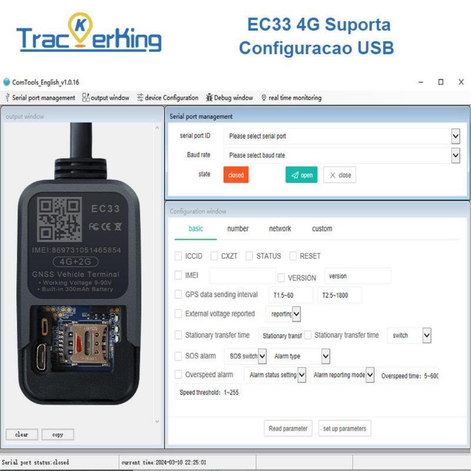 Motorcycle Car GPS Tracker 4G+2G Smart Mini Positioning EC33 Factory Price on Sale