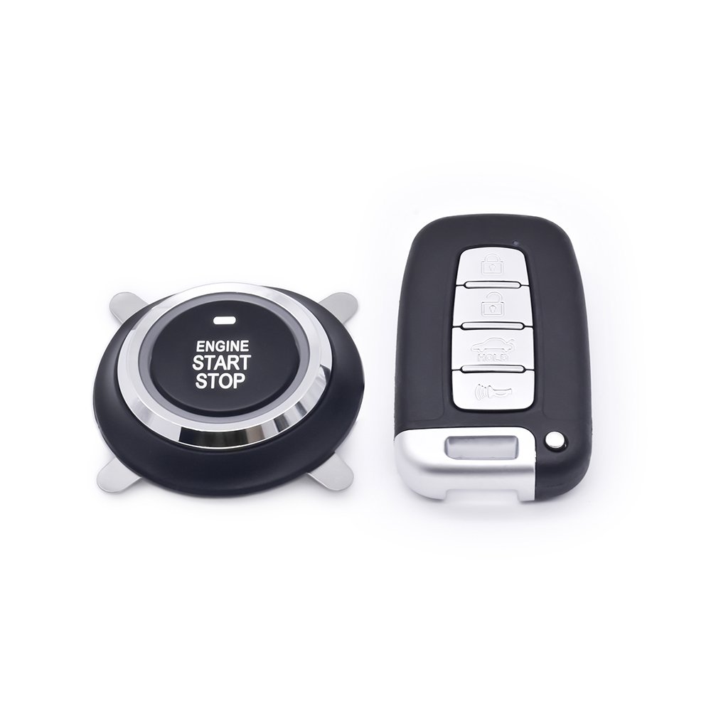 RFID Immobilizer Pke Push Button Remote Control Engine Start Stop Keyless Entry System Car Alarms