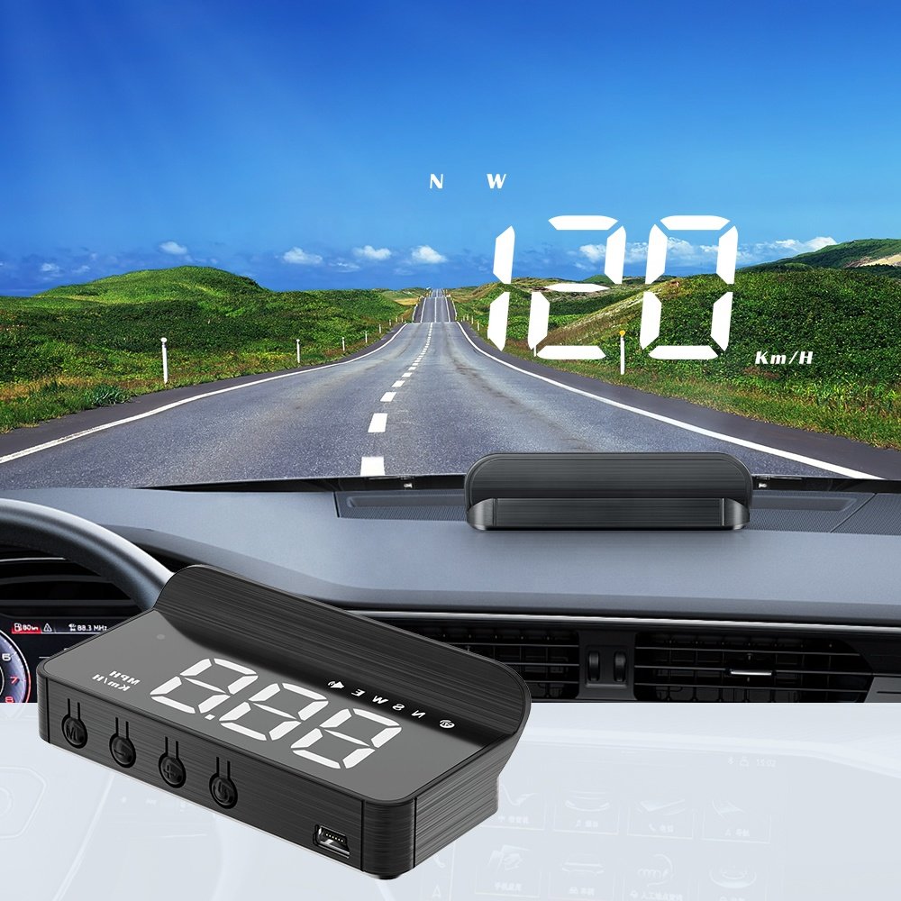 WiiYii Factory Direct Hot Selling M1 GPS HUD Speedometer Windshield Head up Display Car Accessories