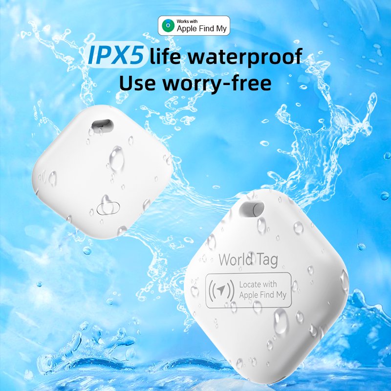 2024 Pet Locator Miniature Waterproof Anti-loss Alarm Device tracker Dog/cat Car Elderly Kids Tag for IOS apple Phone