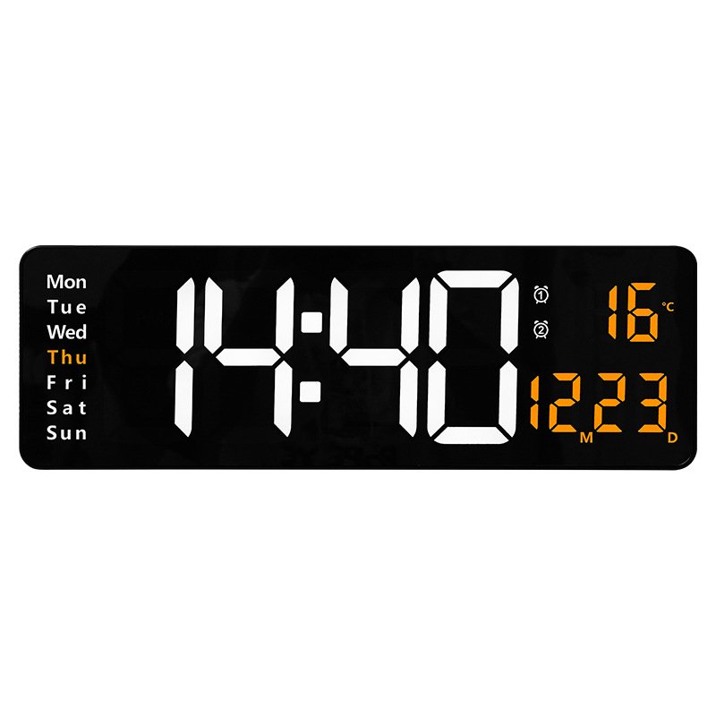 16 Inch Hot Selling Digital Clock LED Electronic Alarm Clock Simple Style Clock Suitable for Living Room and Bedroom