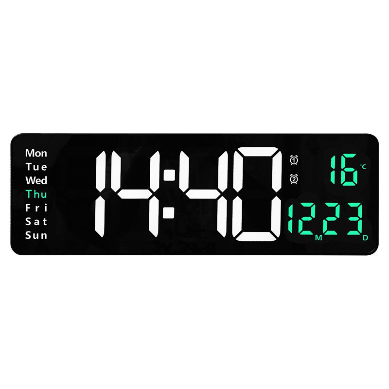 16 Inch Hot Selling Digital Clock LED Electronic Alarm Clock Simple Style Clock Suitable for Living Room and Bedroom