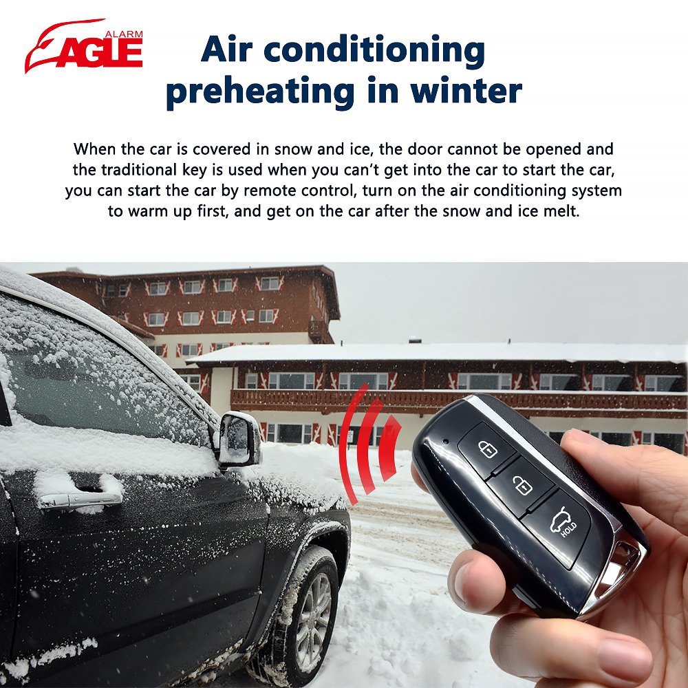 Universal Pke Passive Keyless Entry Push Button Start Stop 12V Button Engine Start Stop Auto Car Alarm System