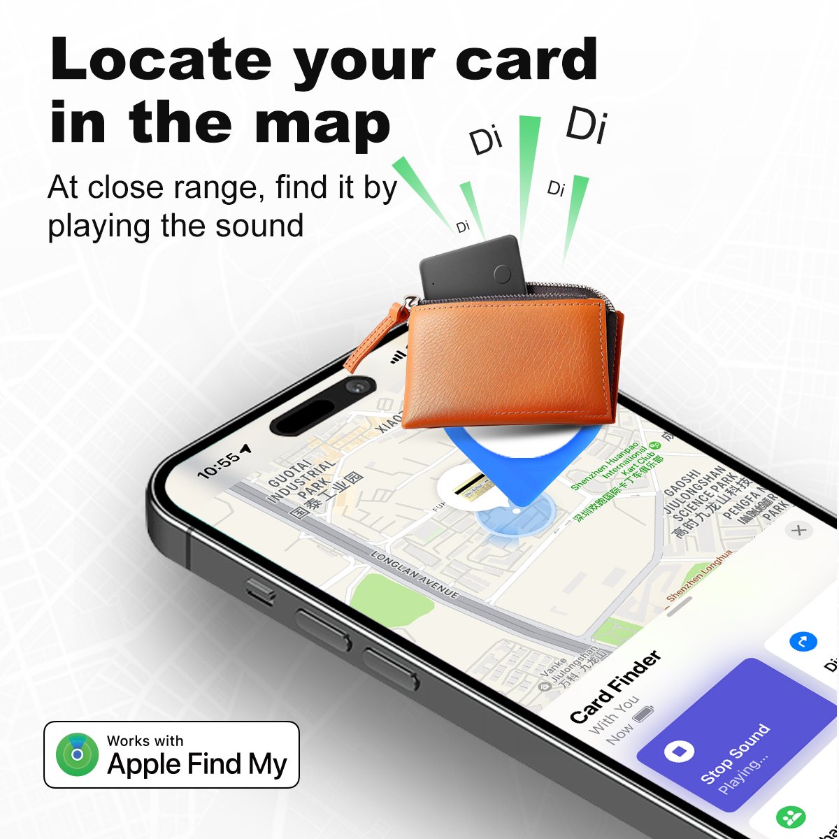 Vibration Alarm Device Tracking Key Finder with Vibration Alarm Geo-Fence Kids Made Abs Metal Smart Key Card Finder