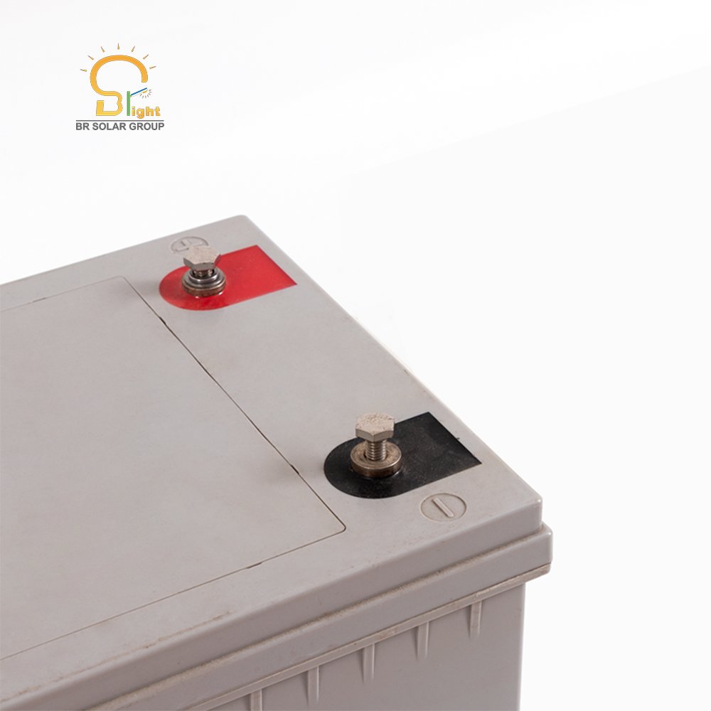 BR Solar Deep Cycle Gel Batteries 12v 200ah Sealed Gel Battery for Solar Power System