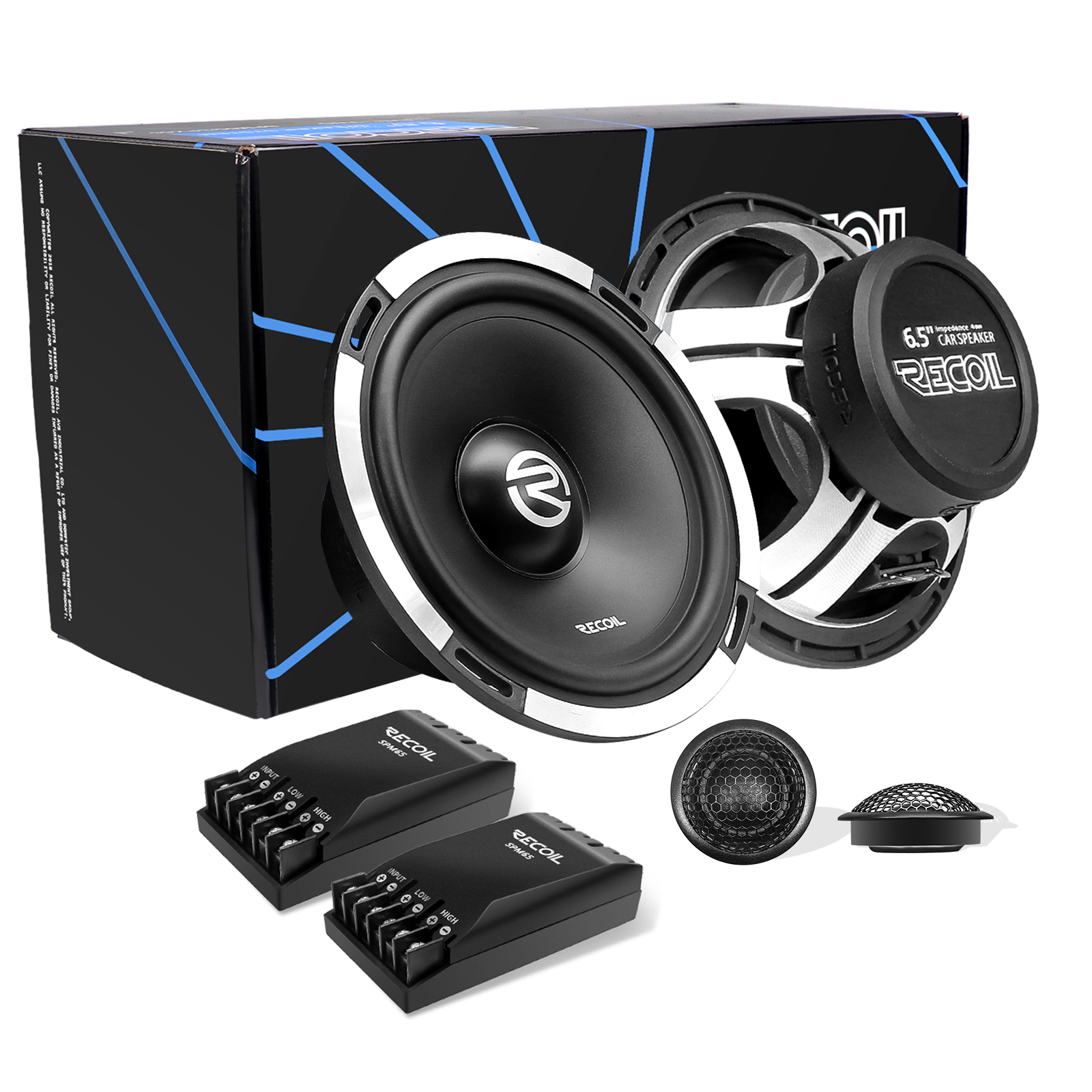 6.5 Inch Car Audio Component Speakers