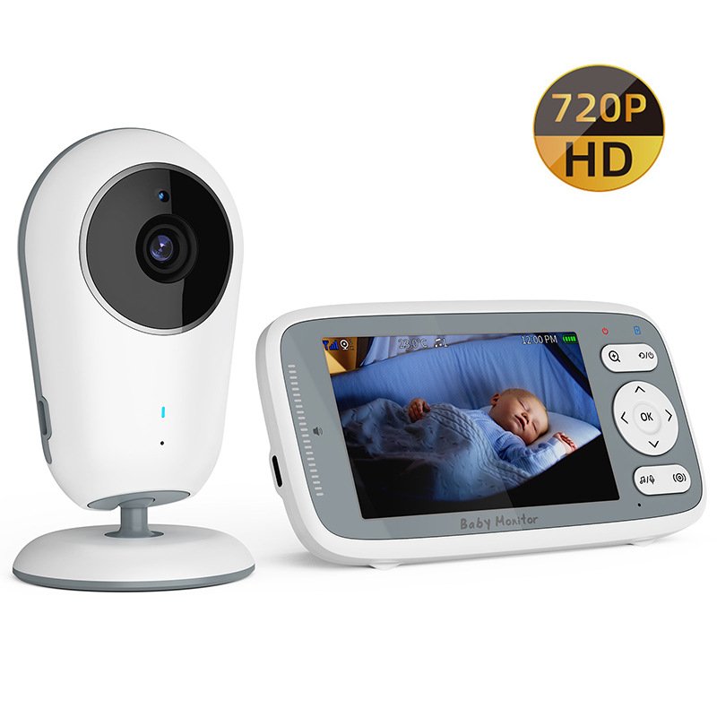 2.4G 720P Wireless HD Care Baby Monitor Night Vision 1080P Home Security Camera Two-Way Audio Motion Detection for Babysitting