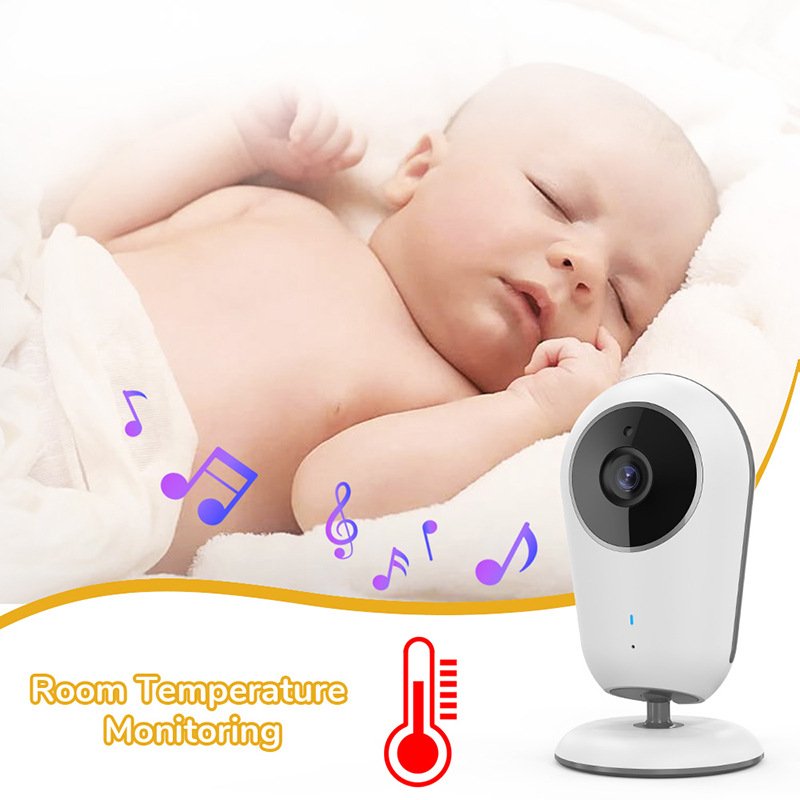 2.4G 720P Wireless HD Care Baby Monitor Night Vision 1080P Home Security Camera Two-Way Audio Motion Detection for Babysitting