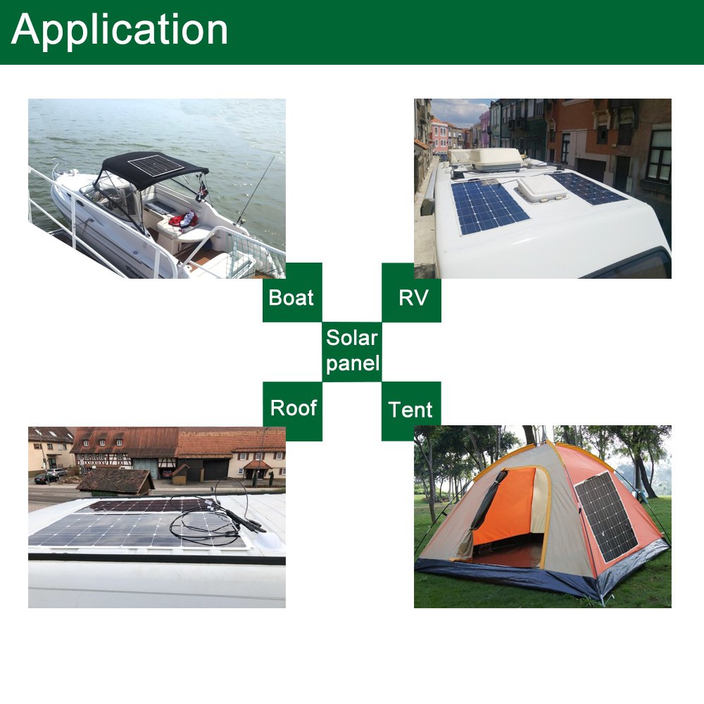 12V 100W 200W DIY Off-grid Solar DIY Small System