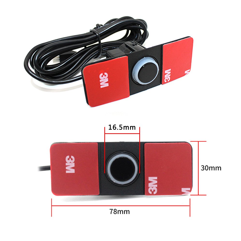 Car Reverse Alarm Buzzer Rear Blind Spot 4 Probe Reversing Aid Sensor LCD Display 12v Parking Sensor System