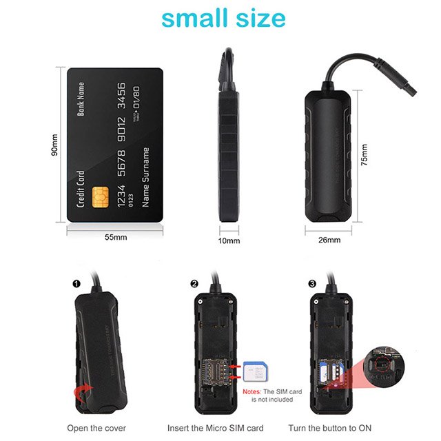 Original GV25 Jimi Concox Gv 25 Mini Car Realtime Locator Wetracklite Gps tracker for Electric Motorcycle E-scooter