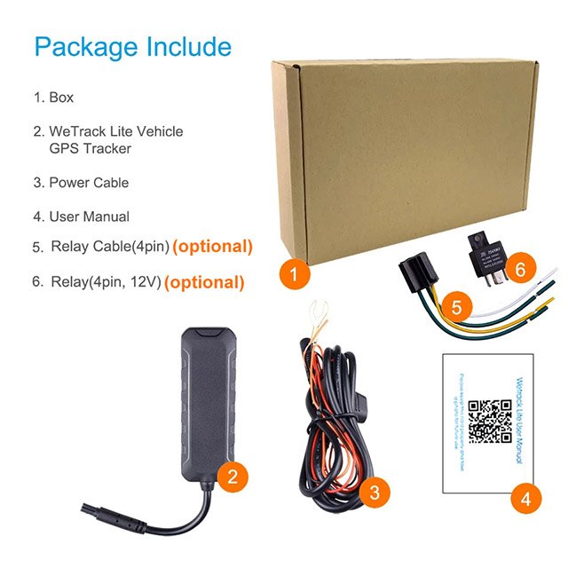Original GV25 Jimi Concox Gv 25 Mini Car Realtime Locator Wetracklite Gps tracker for Electric Motorcycle E-scooter