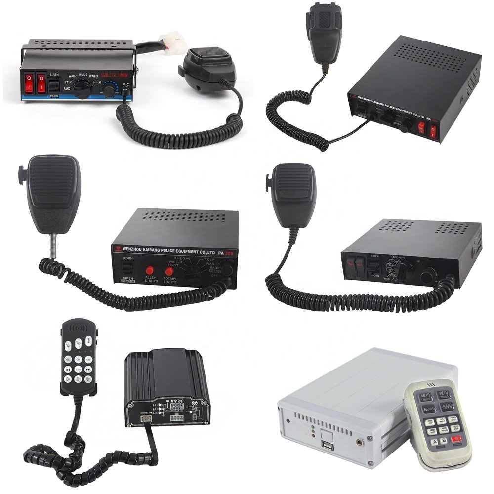 Siren Emergency Car Fire Alarm Siren Security Electronics for Motorcycles and Emergency Vehicles
