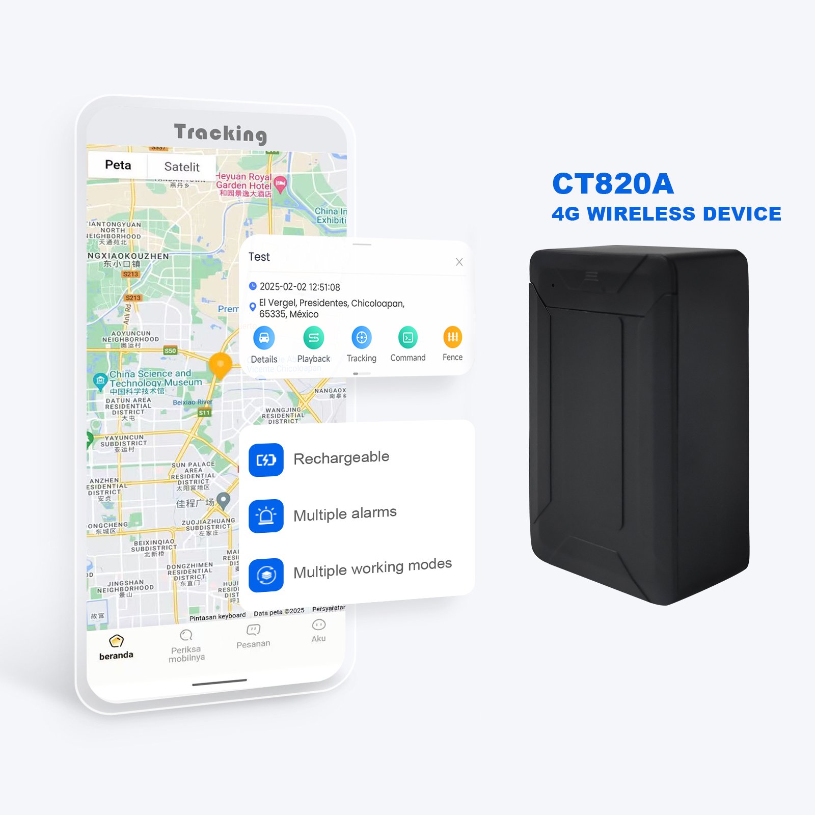 High Quality Safe Anti-Lost Alarm Guangdong Navigation Gps Blocker Voice Record Tracker Gps Locator