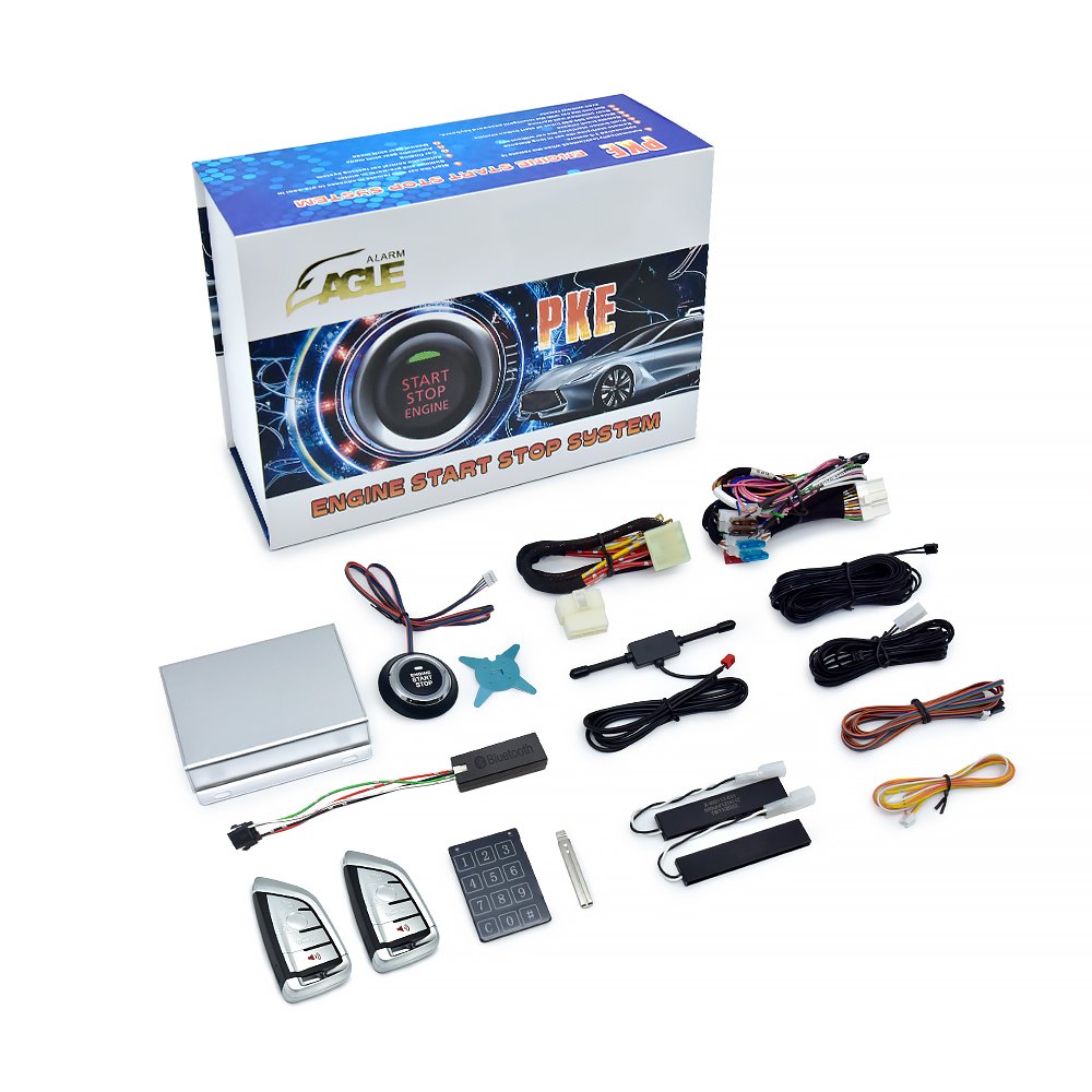 Anti Theft Scuta Car Alarm Keyless Entry System Bluetooth Car Alarm System Remote Engine Start