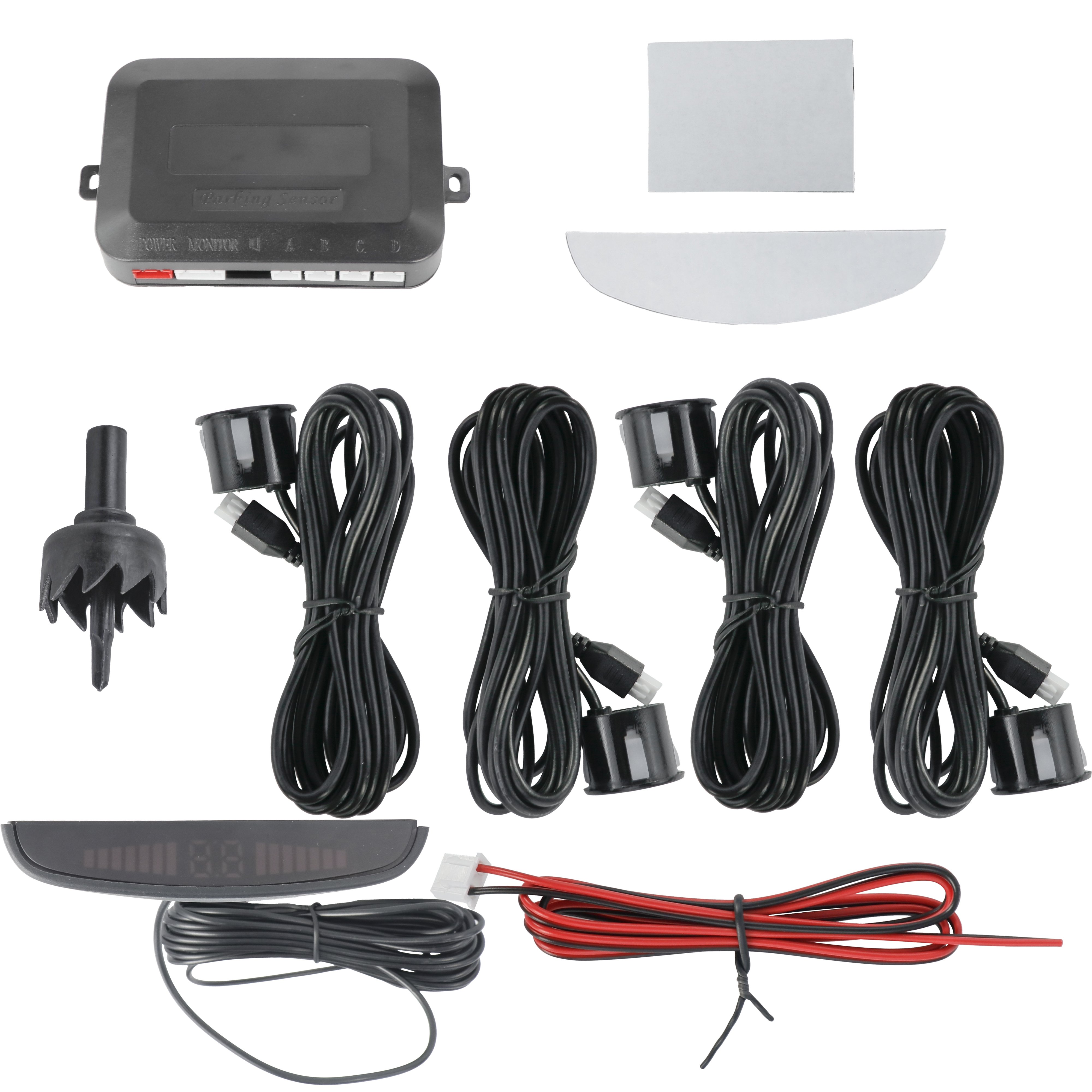 Factory Custom Car Reversing Aid Alarm System Universal Waterproof Car Vehicle Parking Sensor Sensores De Estacionamento