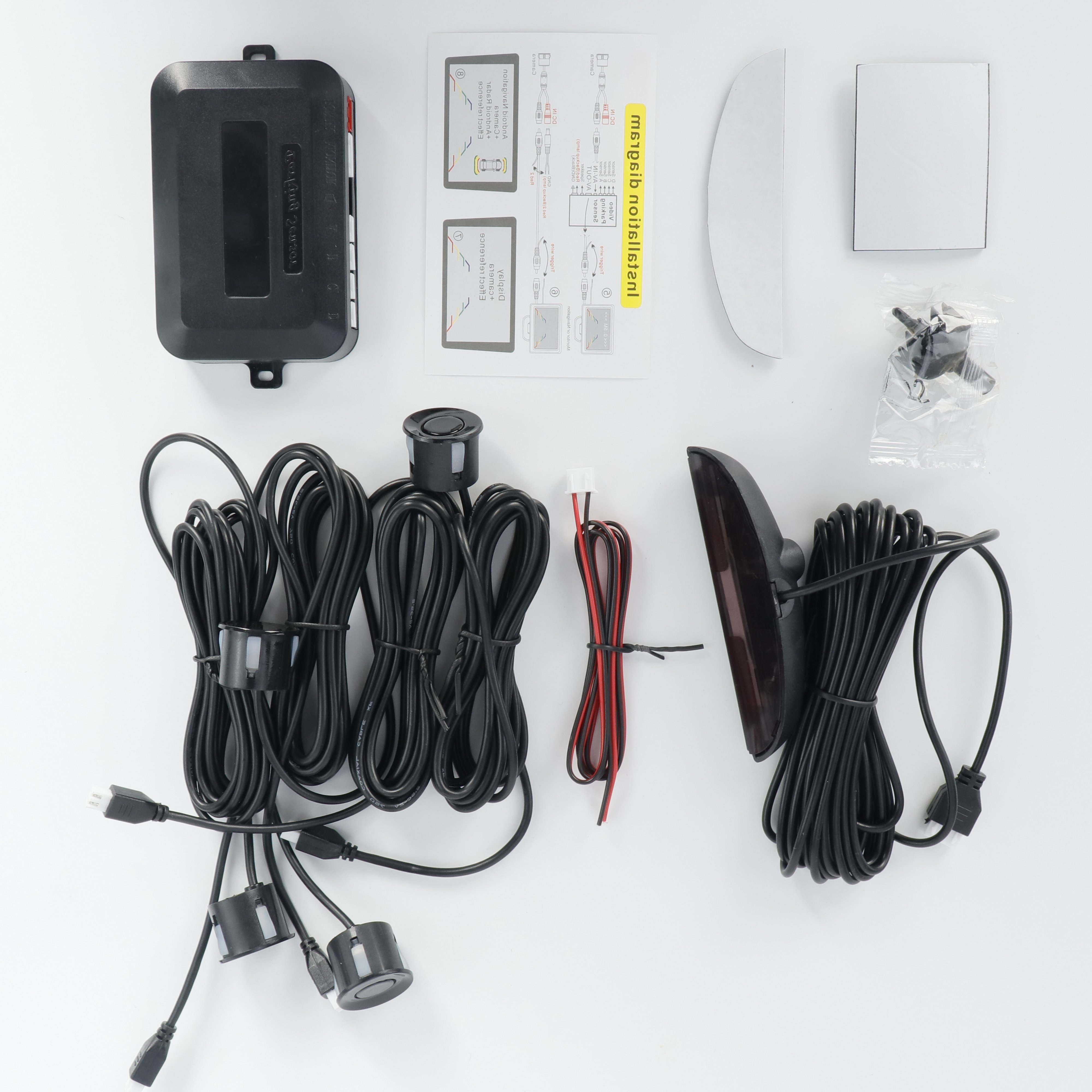 Factory Custom Car Reversing Aid Alarm System Universal Waterproof Car Vehicle Parking Sensor Sensores De Estacionamento