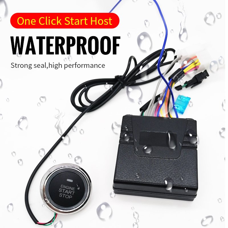 Factory Price Motorcycle Alarm System With Engine Start Button