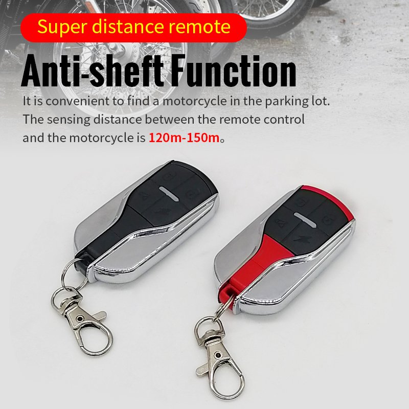 Factory Price Motorcycle Alarm System With Engine Start Button