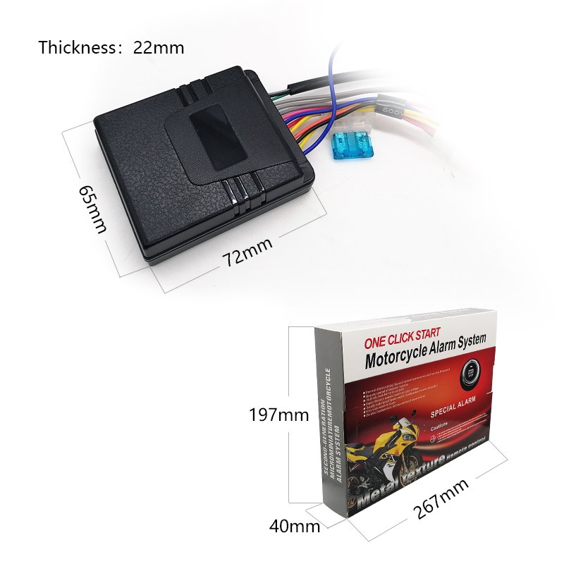 Factory Price Motorcycle Alarm System With Engine Start Button