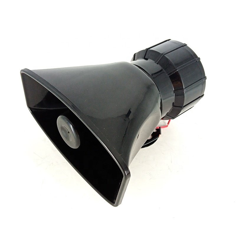 12V 100W Loud Car Alarm Siren Speaker - Remote Control Warning Horn for Vehicles Motorcycle Car Truck