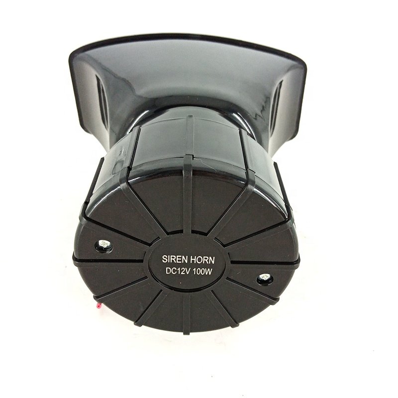 12V 100W Loud Car Alarm Siren Speaker - Remote Control Warning Horn for Vehicles Motorcycle Car Truck
