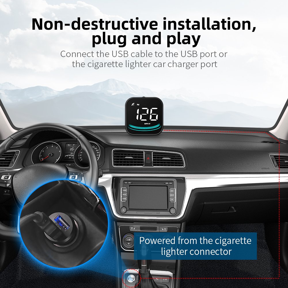 2024 New Diagnostic Tools Hud Gps Display Speedometer G4 With Overspeed Alarm