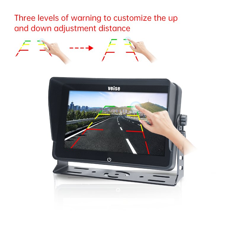 Car Reversing Aid Car Front Rear Reversing Millimeter Wave Detection Radar Park Sensor System With Camera and Monitor