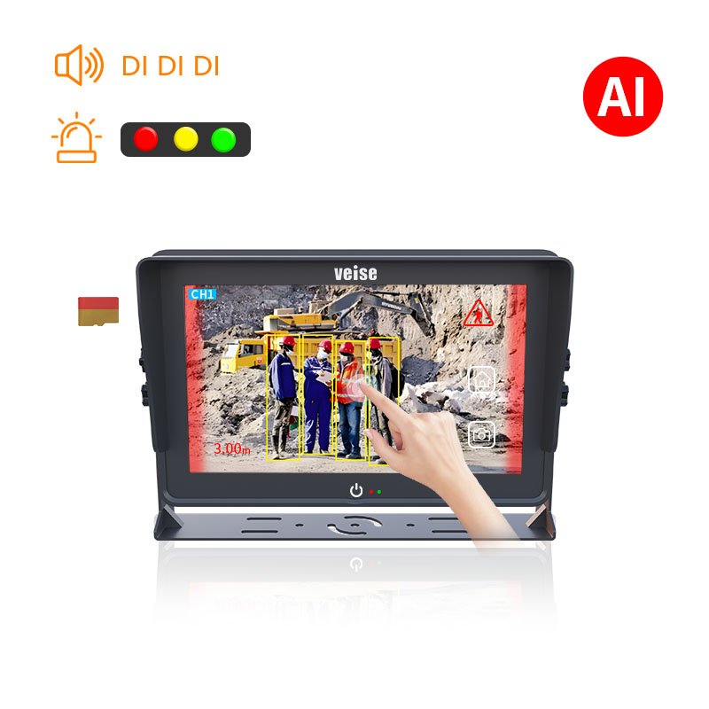 Car Reversing Aid Car Front Rear Reversing Millimeter Wave Detection Radar Park Sensor System With Camera and Monitor