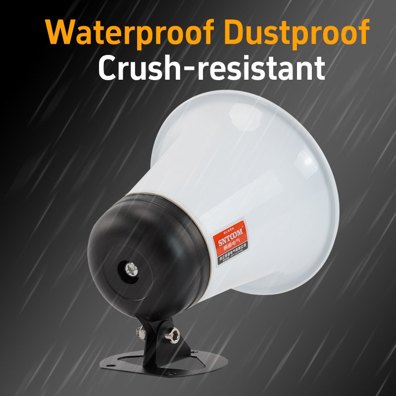 Portable Outdoor Loudspeaker with Tweeter for Car Alarm Systems & Roof Stalls Advertising Propaganda