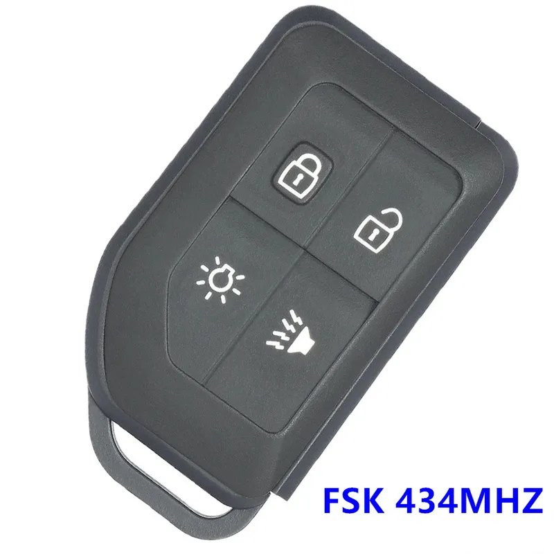 4 BUTTON REMOTE ALARM FSK 434MHZ KEY FOB Fit for VOLVO TRUCK FM410 FH16 32T Car Key